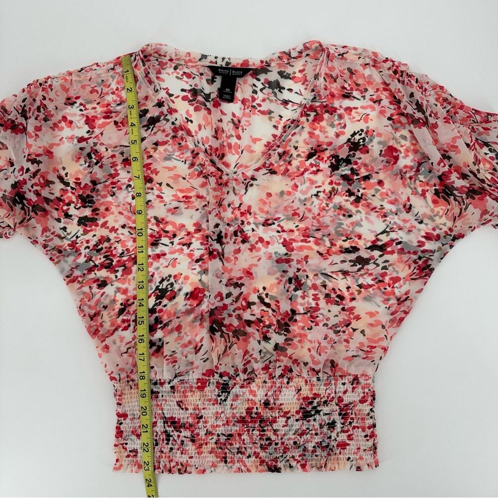 WHBM smock hem blouse Size XS - Picture 11 of 11